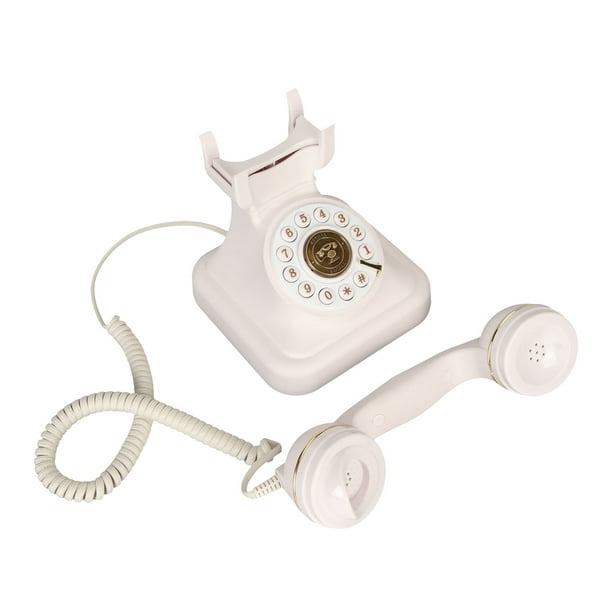 Teléfono Fijo Vintage Elegante hecho de Material ABS, Perfecto para Bares  ANGGREK