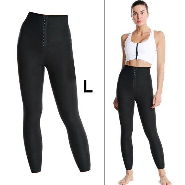  Mallas de sauna para mujer, pantalones de ejercicio de