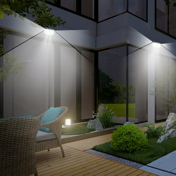 Luz LED Solar Para Con Sensor De Movimiento Jardin Patio Casa Lampara  Exterior