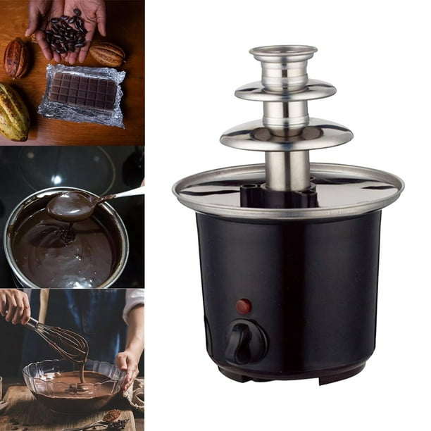 Fuente de fondue de chocolate de 3 niveles Máquina de fusión eléctrica  Chocolate