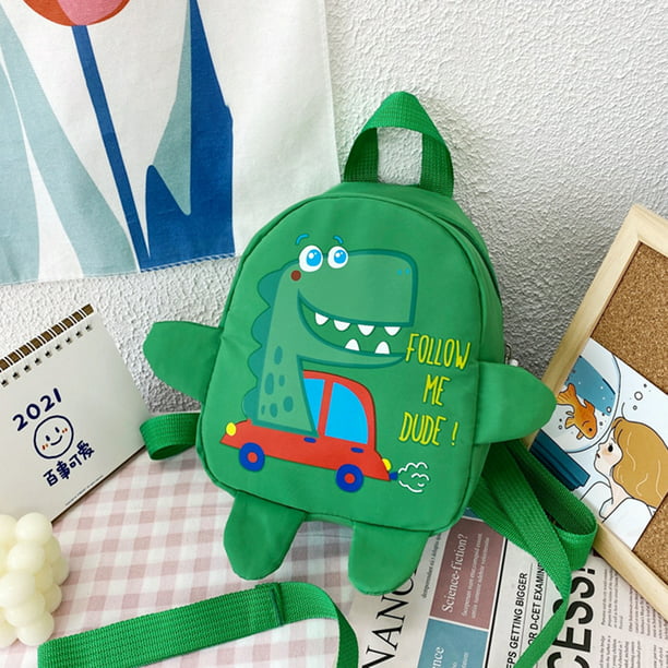Bolsa Linda mochila de dinosaurio para jardín de infantes, niños, niñas,  escuela, niños, mochila (verde) Ehuebsd Para Estrenar