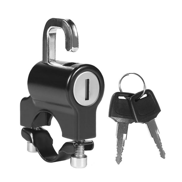 Candado lockout con gancho metálico y llave de seguridad