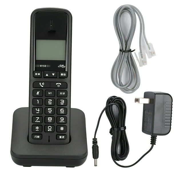 Teléfono inalámbrico teléfono con intercomunicador manos libres portátil  inalámbrico conveniente para la oficina en el hogar