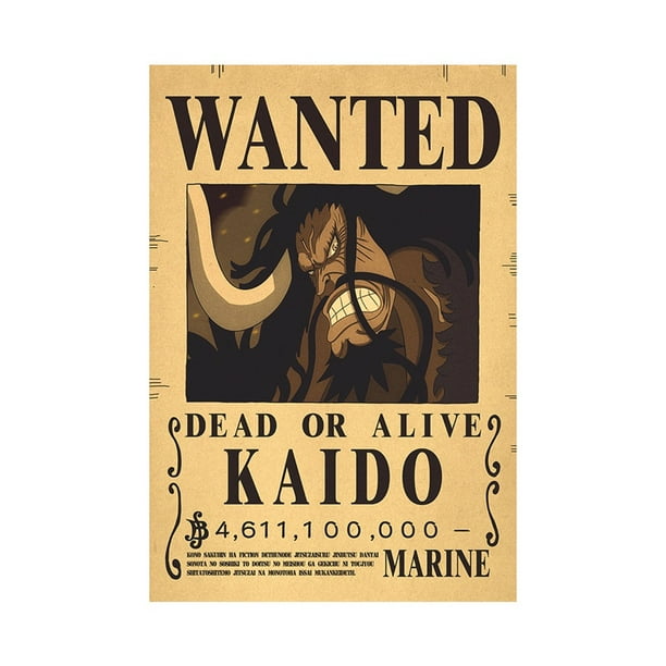 Pegatinas de Vinilo – One Piece – Wanted – Nube Kinton