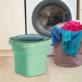 Lavadora portátil, mini cubo de lavandería de 6.5 L, lavadora plegable y  secadora giratoria, lavadora plegable para lavar ropa de bebé, ropa  interior