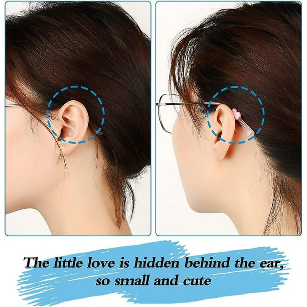 Agarres de oreja mejorados, para patillas grandes/pequeñas, retenedores  antideslizantes de silicona para gafas de sol