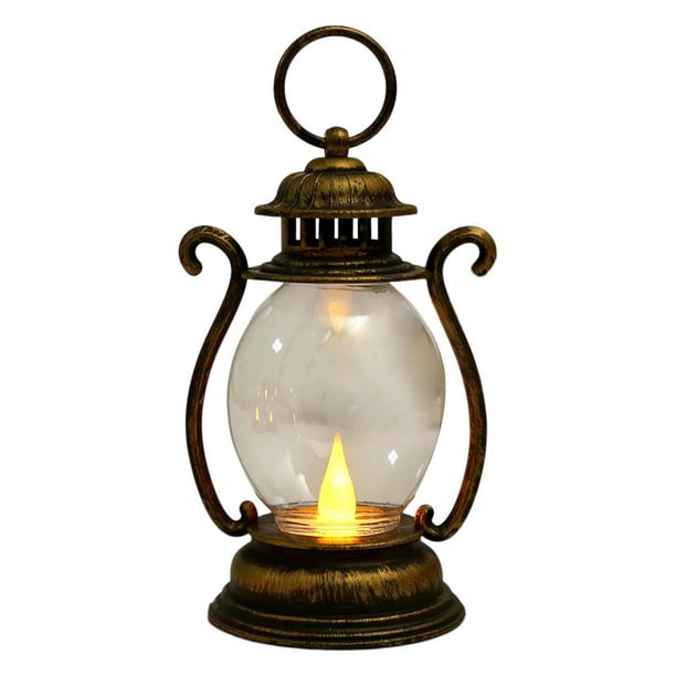 Lámpara de aceite LED, linterna ornamentada, lámparas de escritorio para  ambiente de campi, de Zulema