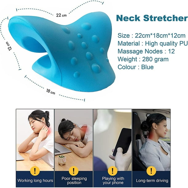 Almohada cervical para aliviar el dolor de cuello