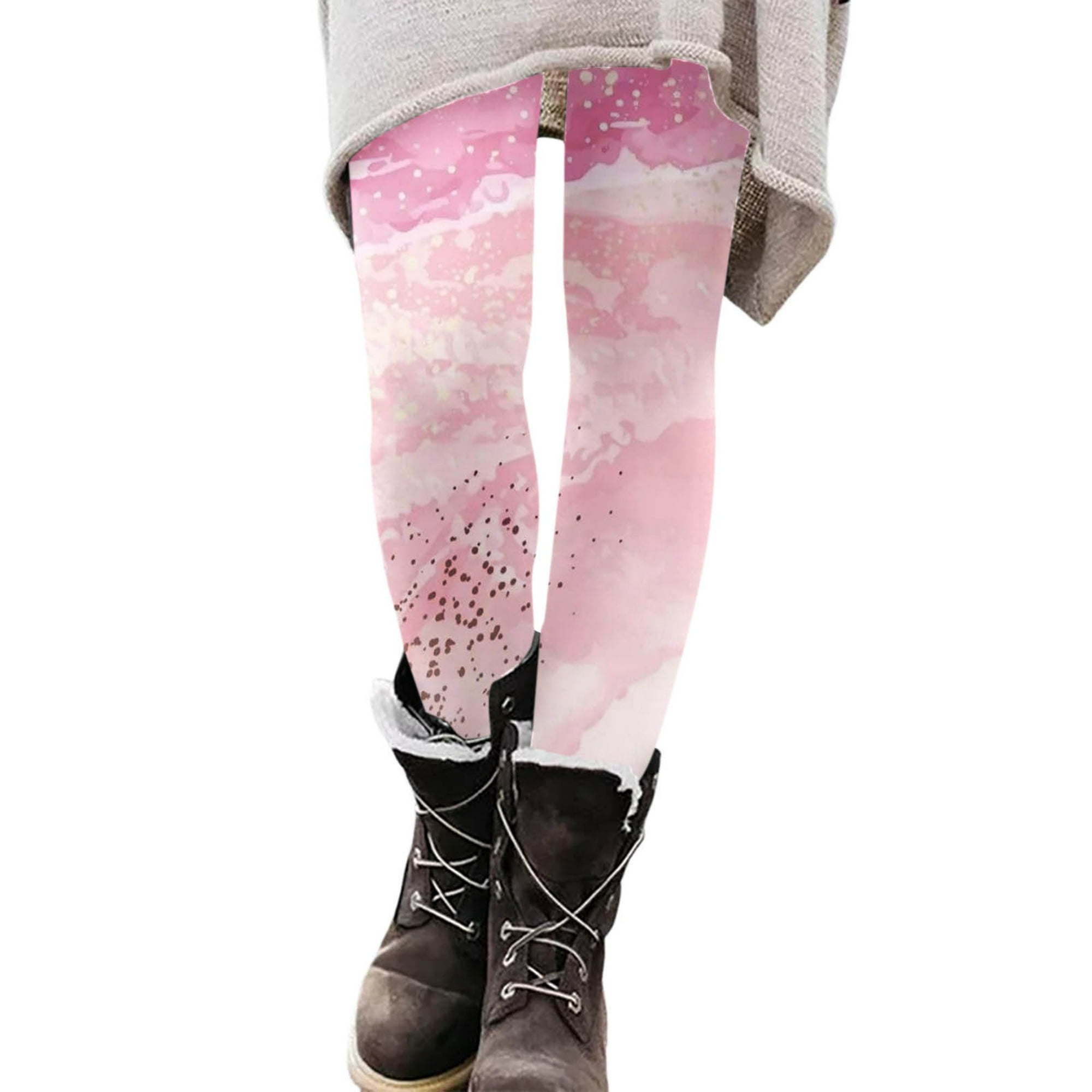 Gibobby Leggings térmicos mujer Leggings con estampado de moda para mujer  Leggings elásticos pantalo Gibobby