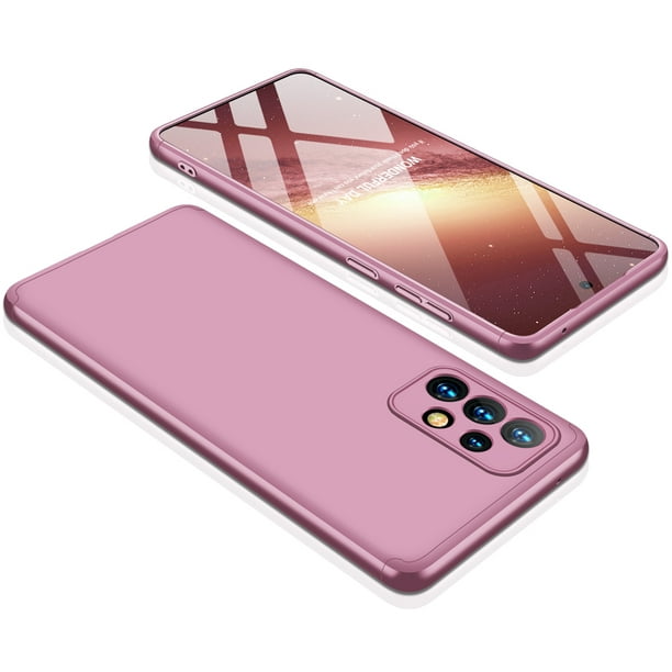 OOK Funda compatible con Samsung Galaxy A53 5G rosa para mujeres y niñas,  con tarjetero y protección de cámara, delgada, a prueba de golpes