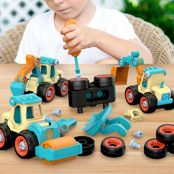 Juguetes para niños pequeños de 2 a 4 años, juguetes de arena de playa de  verano para niños de 2 3 4 años, regalos de cumpleaños, juguetes educativos  STEM para desmontar camiones