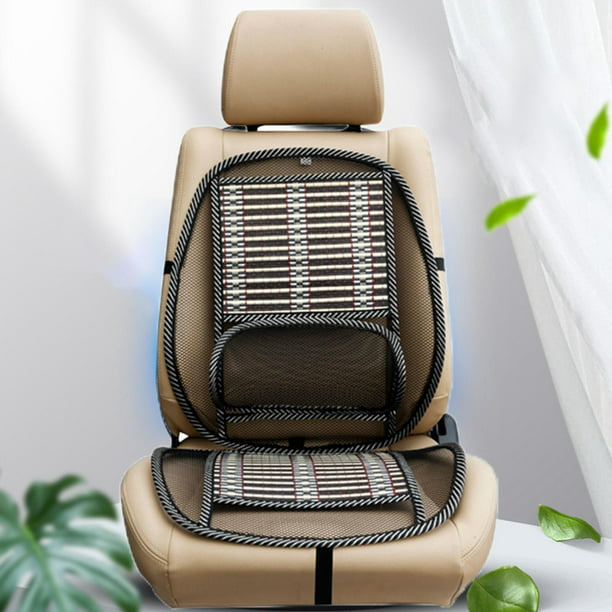 FH Group - Cojines para asiento delantero de coche, de piel sintética,  resistentes al agua, con patrón de diamantes, compatibles con bolsa de  aire