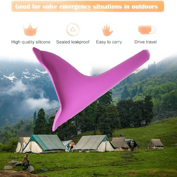 1 Unidad Urinario Portátil De Silicona Para Mujer - Orinar De Pie Y Uso De  Emergencia Para Viajes Al Aire Libre Y Camping, Moda de Mujer