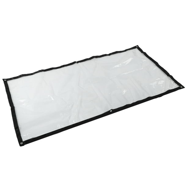 Lona transparente impermeable de 7 x 10/13 pies, 10 x 20/26 pies, lona  transparente para plantas, lona de plástico transparente impermeable con