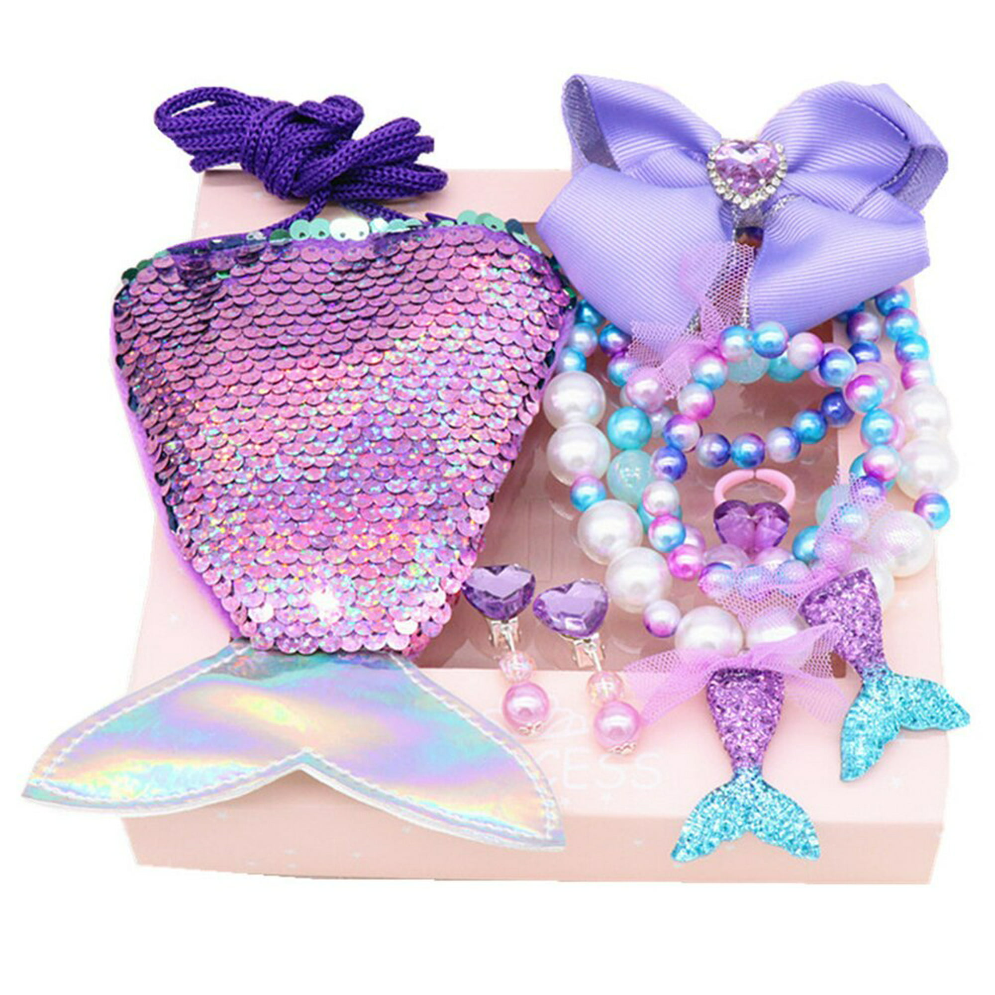 Disney-disfraz de la princesa sirena Ariel para niña, vestido bordado de  lujo para carnaval, fiesta Fivean unisex