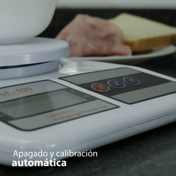 Báscula De Cocina Digital Alta Precisión ilios innova 0.1/5 kg blanca