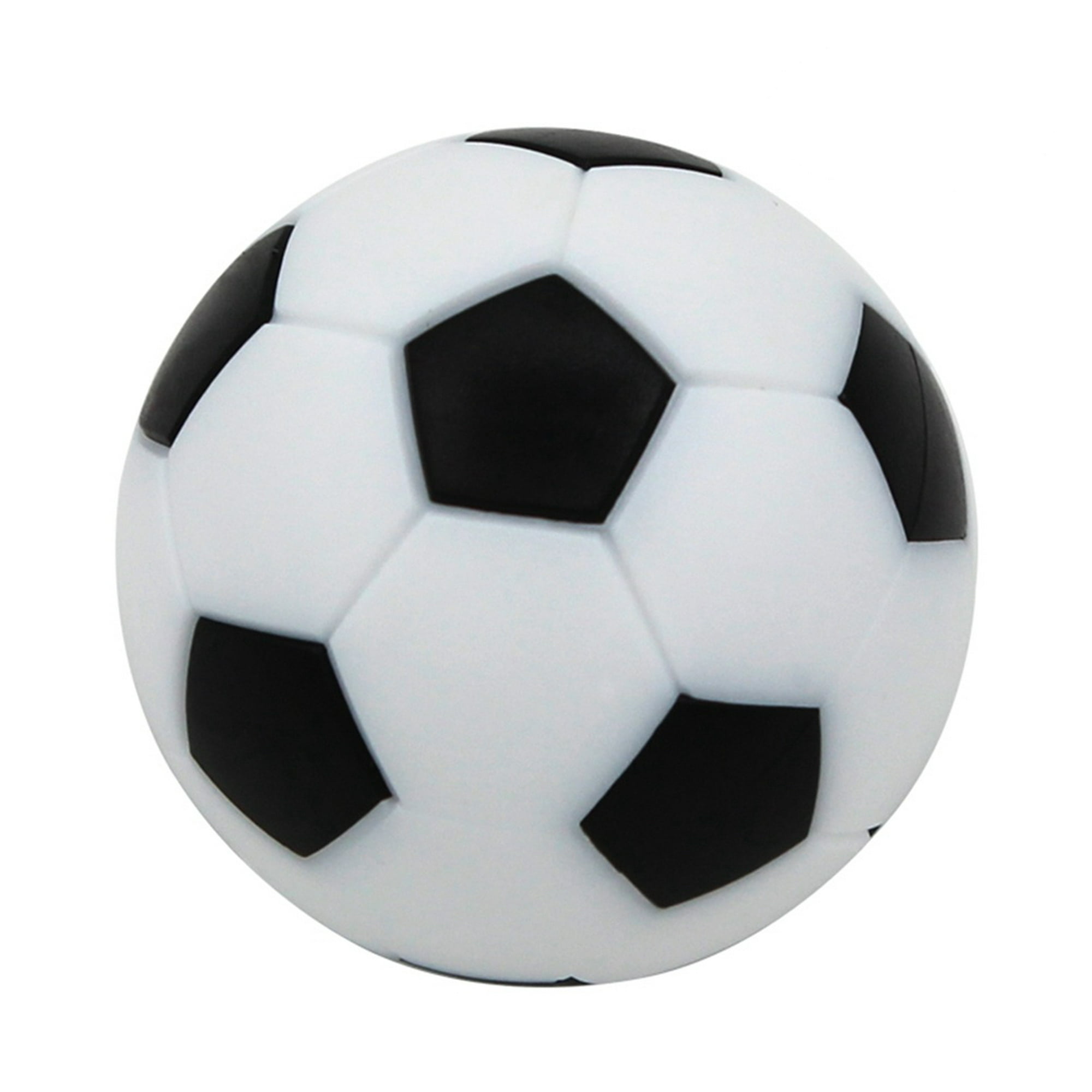 6PCS 32mm bolas de futbolín bolas para futbolín juego de mesa Mini balones  de fútbol en blanco y negro futbolín futbolín de futbolín reemplazos