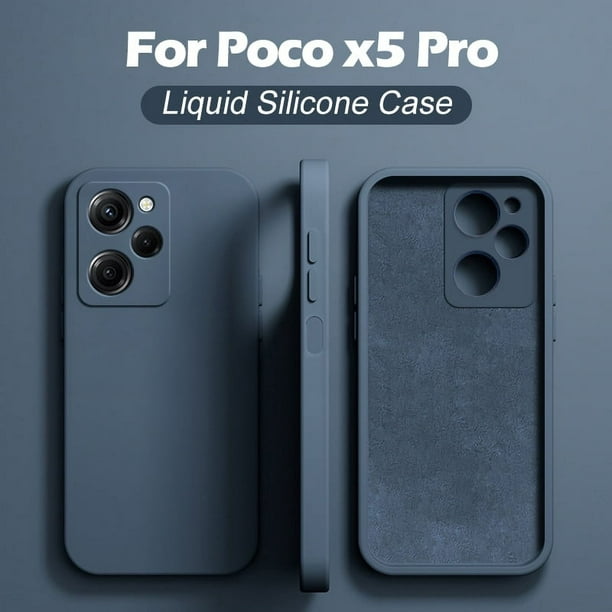 Funda Original de silicona líquida para teléfono Poco X5 Pro, carcasa suave  de protección completa para Poco X5 Pro, Poco X 5 Pro,Poco X5Pro, Pocox5  Pro, 5G fundas El Mercado de Encantos