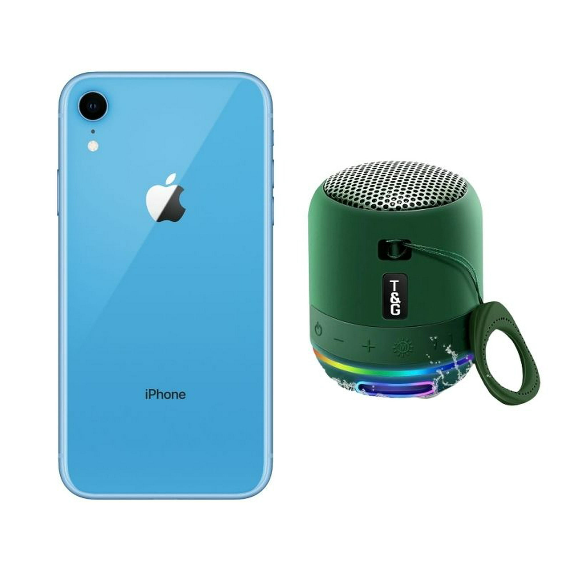 iPhone XR 64GB Reacondicionado Azul + Soporte Cargador Apple iPhone iPhone  XR