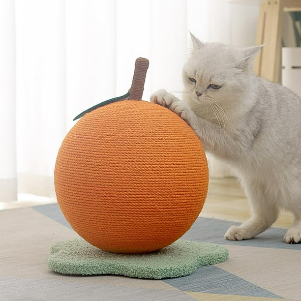 Pelota de Rascar para Gatos Juguete con Cuerda Sisal Rascador