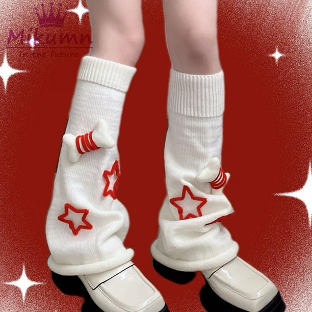 Gumipy Calcetines altos de punto trenzado para mujer, calcetines extra  largos para botas sobre la rodilla, calentadores de piernas suaves de  invierno