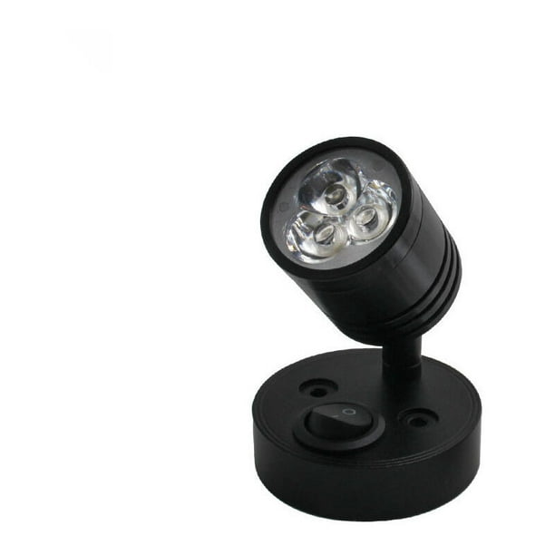 pièces 12V LED Spot Lampe de Lecture Murale Lampe de Chevet Interrupteur  réglable Camping-Car Caravane