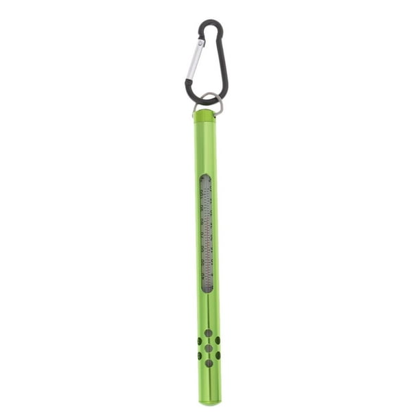 Termómetro de pesca con mosquetón, herramienta de medición de temperatura  del agua con mosca, accesorios - AliExpress