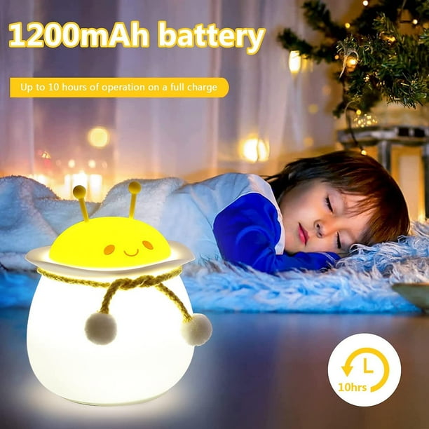 Luz nocturna para niños, luz nocturna para bebés con sensor táctil