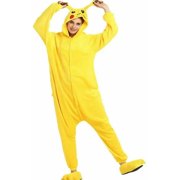 Disfraz de adulto Pokemon Pikachu Pijamas Pijama Party V