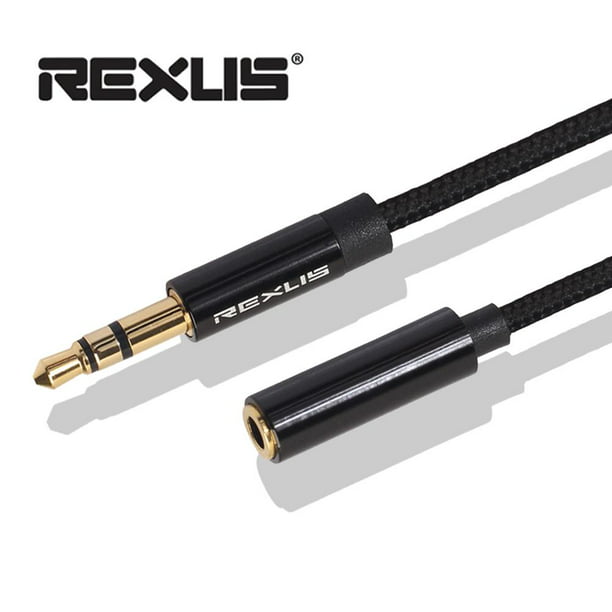 Cable alargador de auriculares Jack de 3,5 mm macho a hembra Cable alargador  de audio (180 cm) Ehuebsd Para estrenar