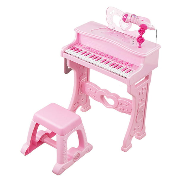 Piano Infantil con Funciones y Taburete