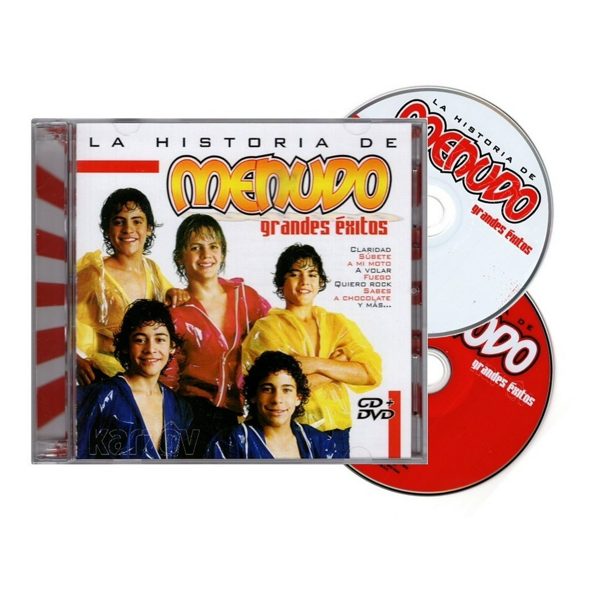 La Historia De Menudo - Grandes Exitos - Disco Cd + Dvd Sony CD + DVD