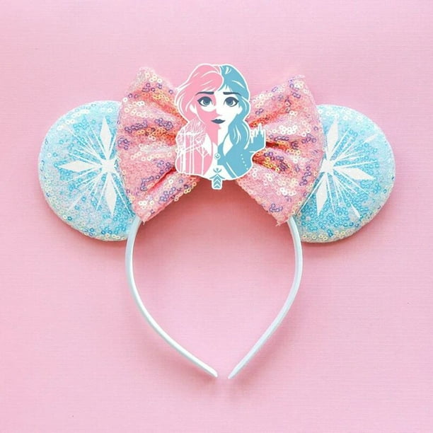 Diadema con orejas de ratón de Disney para niña, Diadema con lazo
