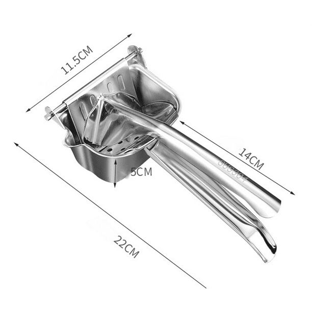 GENERICO Exprimidor manual de prensa manual de acero inoxidable