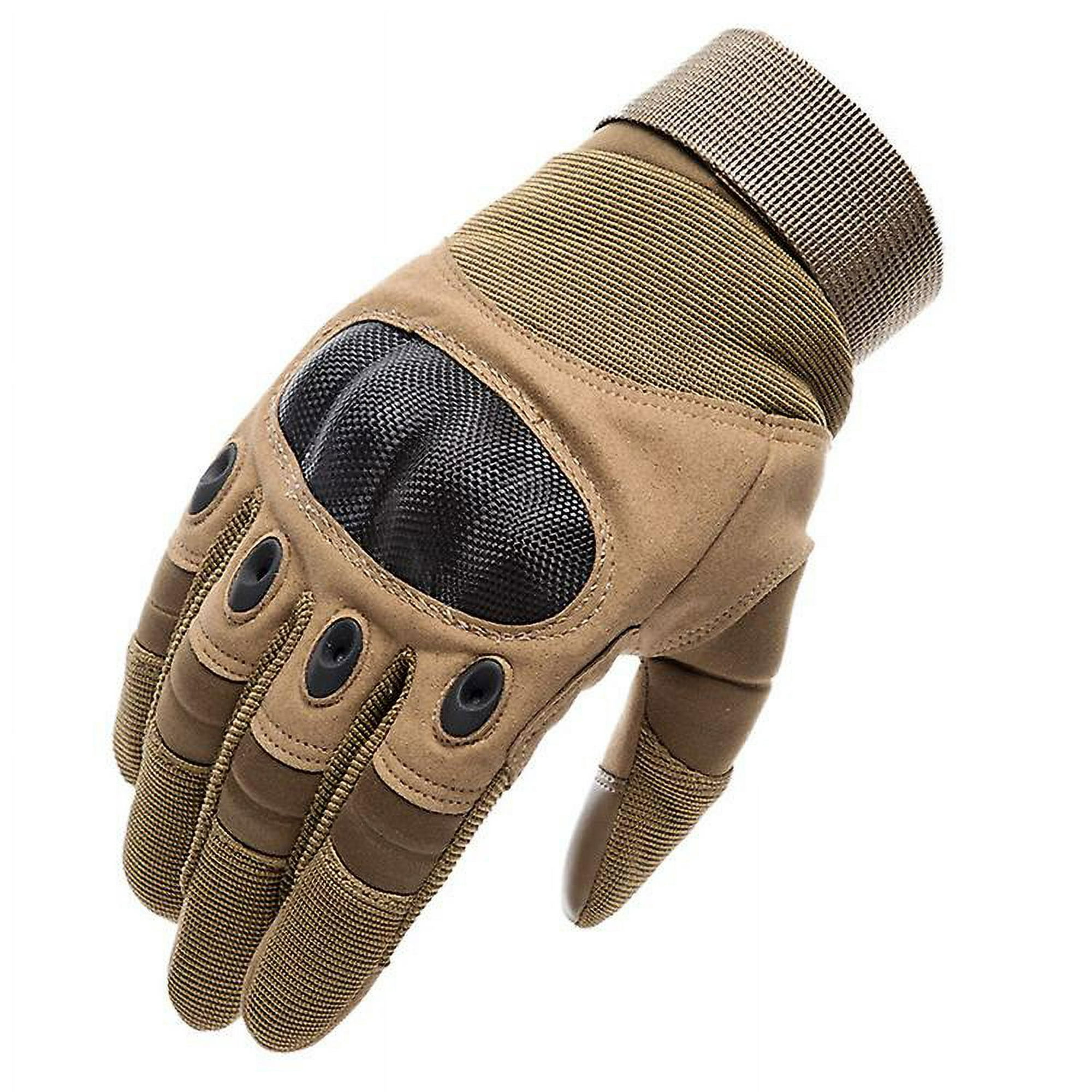 Guantes militares tácticos de goma duro nudillo al aire libre pantalla  táctil guantes para hombres transpirable resistente al desgaste PP junta