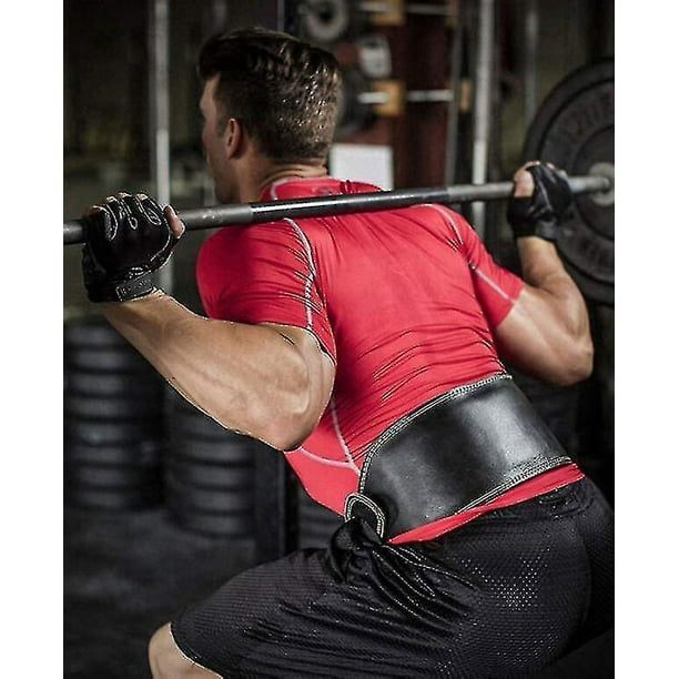 Cinturón de cuero para levantamiento de pesas, levantamiento de pesas,  cinturón de gimnasio, protector lumbar, culturismo, entrenamiento muscular