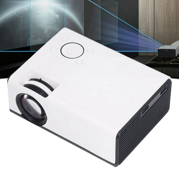 Mini proyector portátil Full HD Smart Android 4K TV portátil color blanco  220 V