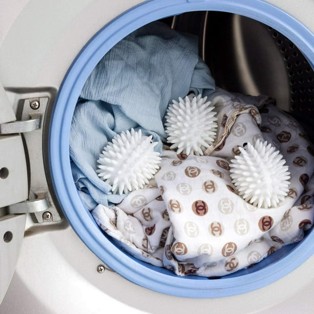 2 uds bolas para secadora de ropa suavizante de tela para lavadora