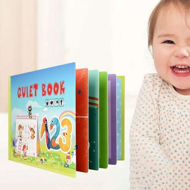 Libro Tranquilo, Juguete para Bebés y Niños Pequeños, Libro Sensorial,  Juguete para 1 Año MiniMoms -  México
