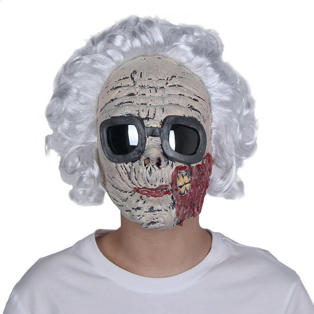 Máscara de látex realista para anciano mascarilla de Halloween máscara de  látex realista para anciano mascarilla para arrugas humanas de Carnaval de  Halloween ANGGREK Otros