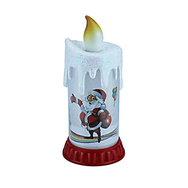 Velas pequeñas navideñas, velas electrónicas LED con lindos patrones  navideños, decoraciones de escritorio – Los mejores productos en la tienda  online Joom Geek