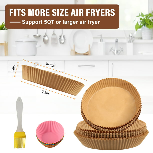 Fryer Pad™ Papel para Air Fryer Antiadherente (Pack x100 und