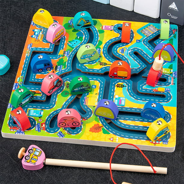 Toy life - juego de pesca magnético para niños con caña de