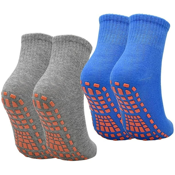 2 de calcetines antideslizantes calcetines de calcetines antideslizantes calcetines de tope calcetines ABS calcetines compatibles con adultos hombres y calcetines deportivos antidesli Afortunado Sencillez | Walmart en línea