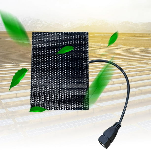 solar portátil monocristalino con puerto USB 5V / 1A de panel solar  impermeable para teléfonos intel perfecl Generador de energía portátil