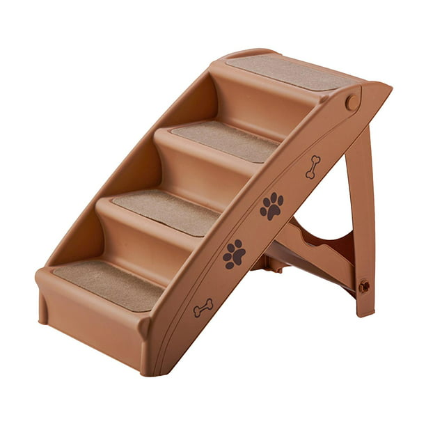 Rampa para perros con escalones y rieles/plegable fácil de  almacenar/escaleras para perros/4 alturas/ideal para personas mayores y  discapacitadas