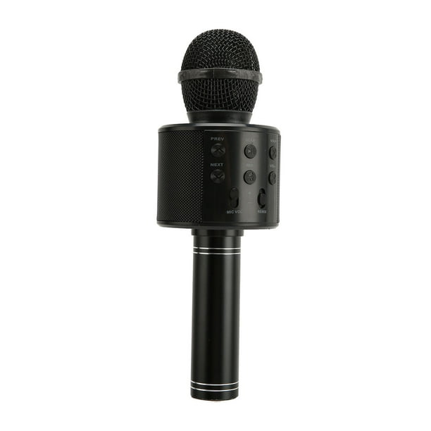 Micrófono Karaoke Bluetooth Klack , 4 En 1 Microfono Inalámbrico Portátil  Para Niños, Musica, Función De Eco, Compatible Con Android, Pc Negro con  Ofertas en Carrefour