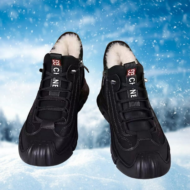 Botas de invierno para hombre antideslizantes botas de nieve de invierno  para senderismo mochilero a jinwen Botas de nieve de invierno
