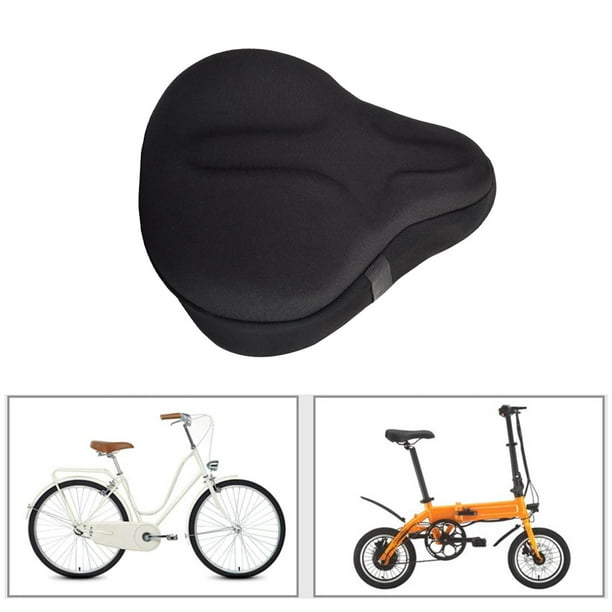 Domain Ciclismo Premium Bike Gel asiento funda de cojín 10.5 x 7 pulgadas,  la más cómoda silla de montar para bicicleta con cojín para Clase de