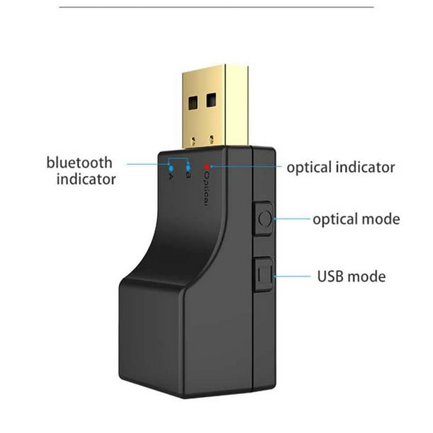 Adaptador Bluetooth USB para Ordenador, Receptor Bluetooth 5.0 para  Transferencia Inalámbrica, de Soledad